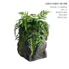 Simulación Creativa de Piedra Flor Adornos para Césped de Jardín al Aire Libre Decoraciones para Diseño de Balcón Patio Maceta Pequeña Planta en Maceta