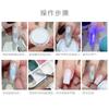 Floco de Neve Pó de Diamante Fantasia prata Celebridade da Internet Retro Cor Champagne Metal Espelhado Diamante Quebrado Pó Mágico de Diamante Arte de Unhas Joias