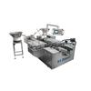 Máquina automática de empaque de cápsulas de café en punto, caja de alimentación con plato vibratorio, caja de sellado, máquina de empaque horizontal multifuncional