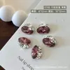 Pedras de Strass para Unhas K9 Ovo de Pombo, Celebridade da Internet Super Brilhantes Esmeralda Oval Grandes Pedras de Strass Sem Base, Bolas de Strass para Nail Art Prontas