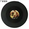 Decoração DIY de Disco de Vinil Pôster Retrô Disco de Vinil Presente de Aniversário Caneta de Graffiti para Parede Criativa Graffiti Monocromático