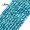7X10Mm 19 Piezas de Piedra Emperador Natural Cilíndricas Cuentas Multicolor Accesorios para Hacer Joyería DIY Materiales Venta al por Mayor