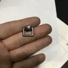 Hebilla Triangular de Metal, Tirador Pequeño para Cajón, Tirador de Anillo Circular, Tirador Colgante Cuadrado Geométrico de Metal Suyp1