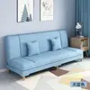 Sofá cama multifuncional, sofá de tela plegable de doble uso, sofá individual simple para sala de estar, apartamento de alquiler, cama plegable para espacios pequeños