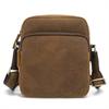 Nueva bolsa de mensajero retro europea y americana para hombre, superventas transfronterizas, una generación de bandolera de cuero crazy horse de gran capacidad, bolso de hombro tipo bandolera