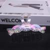 Colorful Mermaid Ji Grab Clip Verão Feminino Transparente Shark Clip Headwear Super Fairy Hairpin Costas da Cabeça Banho Hairpin