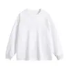 Sudadera deportiva de cuello redondo con retazos de algodón para hombre, marca de tendencia Otoño/Invierno 2026, con cuello acanalado, chaqueta para hombre, manga larga para hombre