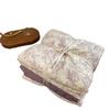 Juego de Cuatro Piezas de Gasa de Doble Capa de Algodón Puro de Gama Alta Funda Nórdica para Estudiante Juego de Tres Piezas de Verano para Dormitorio Infantil Funda Nórdica