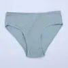 Procesamiento y Personalización de Ropa Interior de Algodón Puro de 40 Hilos para Mujer, Bragas de Talle Medio para Mujer Talla Grande, Ropa Interior Transpirable de Color Puro Transfronteriza