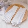 Mangas de Seda Helada con Protección Solar de Verano para Mujer, Mangas para Brazos para Montar y Conducir, Guantes Anti-UV, Mangas de Cinco Dedos con Pantalla Táctil, Largas