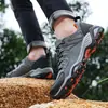 Zapatos Populares para Senderismo Todoterreno al Aire Libre Transfronterizos para Hombre, Zapatos de Senderismo Ligeros Antideslizantes de Malla Transpirable, Zapatos Deportivos para Hombre y Mujer