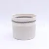 Fabricante, bege branco preto fio trança algodão corda armazenamento roupas sujas armazenamento trança, cesta de brinquedo recomendar comércio exterior supermercado