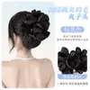 Postizo de Moño Alto para Mujer con Pinza de Garra, Accesorio para el Cabello de Moño Falso, Herramienta Versátil para Recogidos, Moño de Peluca
