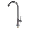 Fregadero de Cocina Doméstico para Lavar Verduras Grifo Oculto Individual Frío Acero Inoxidable Gris Arma Bola Universal Giratorio Antisalpicaduras Agua