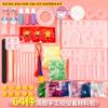 Kit de Cola de Cristal Molde DIY Brinquedo de Menina Presente de Aniversário Chaveiro Pingente Caixa de Armazenamento Material Joias