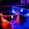 Óculos Luminosos de Bar Óculos Luminosos de LED Boate KTV Nezha Ao Bing Óculos Luminosos Mosaico Engraçados e Legais