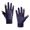 Luvas de inverno para homens, forradas com fleece, antiderrapantes, à prova de vento, adequadas para esportes ao ar livre e ciclismo, compatíveis com touchscreen, camurça, quentes, para mulheres, atacado, adulto