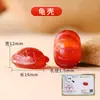 Accesorios de Ágata Roja Natural Joyería DIY Collar Pulsera Cuentas Cuentas Cilíndricas de Ágata Anillo para Correr Accesorios de Cuerda para Mano