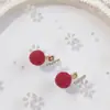 Oferta Especial Aguja de Plata Esterlina 925 Chapado en Oro Real Borla Geométrica Nuevo Diseño Pendientes de Moda Simples de Alta Calidad para Mujer