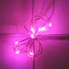 Cadena de luces LED de alambre de cobre lámpara de cadena de luces lámpara de pila de botón cadena de luces lámpara de decoración para hornear disposición luz blanca cálida decoración de pastel