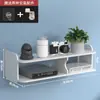 Conjunto de Rack para TV de Sala de Estar sem Furos Rack Rack Rack Caixa de Armazenamento para Roteador Divisória Decorativa de Parede para Quarto