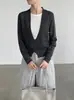 Camiseta básica de punto estilo coreano Taochuan, dos piezas falsas, cuello en V, otoño 2026, diseño adelgazante de manga larga top YL126