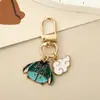 Celebridad de Internet Animal de Dibujos Animados Llavero de Metal Lindo Colgante de Goteo de Aceite Llavero de Coche Colgante para Accesorios de AirPods