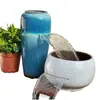 Ornamentos Cerâmicos de Água Corrente para Aquicultura Decorações de Paisagismo para Aquário Tanque de Água Corrente Filtrada com Cachoeira Oxigenada