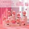 Rede vermelha com guaxinim rosa estrada guaxinim do que cristal caixa cega decorações de mesa artesanato criativo brinquedos infantis atacado