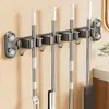 Gancho Multifuncional de Ventosa Potente sin Taladro Estante de Almacenamiento para Baño, Soporte de Mopa sin Marcas, Soporte para Escoba, Estante Organizador