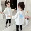 Blusas de algodón puro para niñas, nuevo estilo otoño 2026, camiseta interior básica para niñas, camiseta de manga larga para niñas mayores, primavera y otoño
