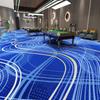 Alfombra Impresa para Sala de Billar Retardante de Llama Completamente Cubierta Área Grande Hotel Comercial Oficina Retardante de Llama Nylon Sala de Billar