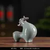 Decoração Tang Ma da Sorte Animal de Cerâmica Sala de Estar Chinesa Entrada Bar Armário de Vinho Estante Antiga Decoração Mesa de Escritório Decoração