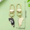 Llavero Creativo de Sailor Moon Gato Luna Llavero de Coche Dibujo Animado Lindo Colgante para Mochila de Pareja