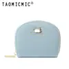 Lindo Porta Tarjetas de Metal Mini Acordeón, Porta Tarjetas Compacto con Múltiples Ranuras, Porta Tarjetas con Bolsillo para Monedas Tarjeta