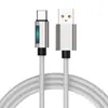 Nuevo Cable de Datos Trenzado con Luz Lateral Gradiente de Carga Súper Rápida de 100W Adecuado para Apple 16Pd Android Tipo-C