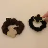 Pinza para el pelo geométrica ovalada estilo coreano para la primavera 2025, Accesorio para el pelo, Goma para el pelo de estilo fresco y dulce, Accesorio de banda para el pelo simple para niñas