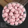 Serie Rosa de Varias Cuentas Cerámicas de Forma Irregular, Corazón, Estrella, Flor Cuentas Sueltas, Collares de Mano, Accesorios para Ropa, Cuentas para Joyería DIY