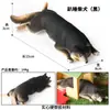 Modelos de Animales Realistas: Doberman, Golden Retriever, Perro de Peluche, Husky, Collie - Adornos para Coche y Juguetes para Niños