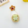 Bolsa infantil Desenho animado japonês bolsa redonda pequena palha orelhas grandes cachorro Urso menina menino transversal troco bolsa pequena