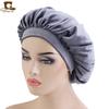 Gorro de dormir de terciopelo elástico de ala ancha, redondo, de franela, para quimioterapia, turbante.