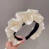 Diadema para Mujer con Corona Alta, Diadema Fruncida Estilo Francés Vintage, Nuevo Accesorio para el Cabello 2022, Estilo Vintage Francés