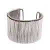 Pulsera de Metal Abierta Transfronteriza Personalidad Hueca Pulsera Retro Pulsera Joyería Europea y Americana de Venta Caliente