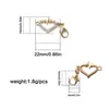Accesorios Pequeños Transfronterizos Aleación de Esmalte DIY Pulsera Collar Llavero Accesorios Materiales Colgante Broche de Langosta Cruz