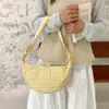 2025 Nueva Bolsa Cruzada Bolsa Dumpling Bolsa de Hombro de Nailon a Cuadros Informal Versátil Moderna para Mujer Bolsa Cruzada Gran Capacidad