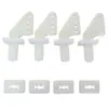 Paquete de piezas para modelo RC de ala fija SU27 ajustador de ángulo del timón varilla de empuje 8060 hélice bridas de plástico soporte del motor