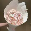 Pétalos de flor reales con bordes irregulares, papel de pétalos rasgable a mano, papel Dongba hecho a mano engrosado, papel texturizado para envolver ramos, venta al por mayor para floristerías