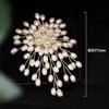 Nova Entrada de Luxo High-end Corpete Broche Pérola Fogos de Artifício High-end Elegante Terno Jóias Pin Requintado Casaco Acessórios