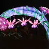 Decoração de Natal Personalizada Transfronteiriça Novos Suprimentos para Decoração de Árvore Enfeites de Flores de Natal Flocos de Neve de Rattan Brilhantes de Natal