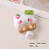 Acessórios de Resina Cartoon DIY para Joias Suporte Animal Gato Cola de Creme Grampo de Cabelo Capa de Celular Fivela de Sapato Chaveiro Pingente com